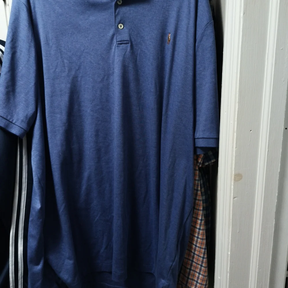 Men's Denim Blue Ralph Lauren Polo Shirt XXL